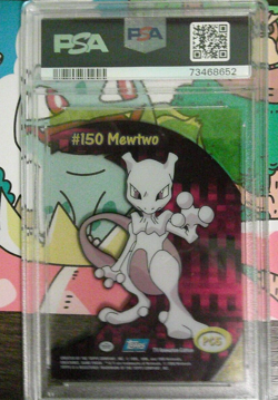 PSA 8 NM-M Mewtwo Clear Card - PC5 Pokemon Topps TV Animation Series 2000 Movie - Image 2