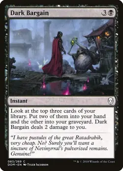 MTG Dark Bargain Dominaria 083/269 Regular Common X4 - Image 1