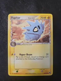 Pupitar (Delta Species) 59/101 Dragon Frontiers Pokemon MP - Image 1