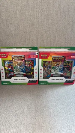 Pokemon TCG First Partner Illustration Collection Series 1 Box New Sealed x2 - Image 1