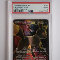 Pokemon Umbreon EX 119/124 PSA 9 Mint XY Fates Collide Full Art 2016 - Image 4