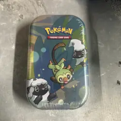 Pokemon Collectors - Galar Pals Mini Tin: Grookey & Wooloo - NEW 820650807077 - Image 1