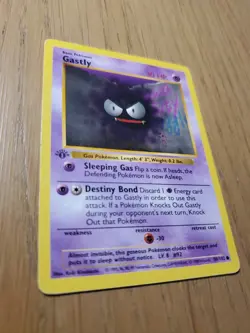 Pokemon Gastly 1st Edition Base Set Shadowless Vintage - Wotc - Image 2