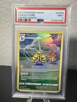 PSA 9 Electivire GG08/GG70 Pokemon Crown Zenith Galarian Gallery - Image 1