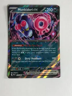 Pokemon TCG Shrouded Fable Munkidori Ex 037/064 Near Mint - Image 1