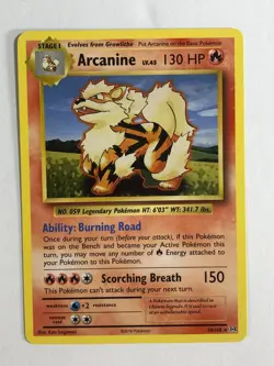 Pokemon TCG XY Evolutions Arcanine 18/108 Near Mint - Image 1