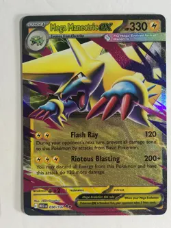 Pokemon TCG Mega Evolutions Mega Manectric EX 050/132 Near Mint - Image 1