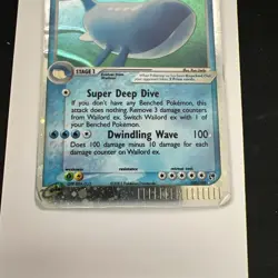 Pokemon Wailord ex 100/100 Sandstorm Holo DMG - Image 2