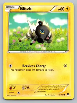 Pokemon TCG XY - BREAKpoint Blitzle 48/122 - Image 1