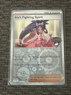 Iris's Fighting Spirit 149/159 Pokemon TCG Stockholm Regional Stamped Promo Card - Image 1