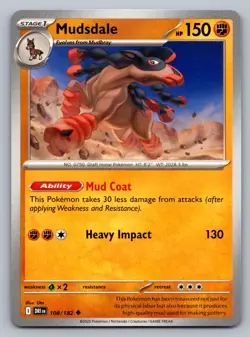 Pokemon TCG SV10: Destined Rivals Mudsdale 108/182 - Image 1