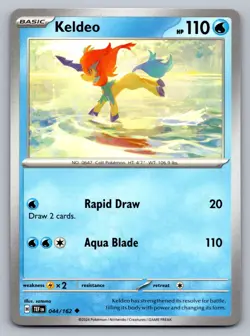 Pokemon TCG SV05: Temporal Forces Keldeo 044/162 - Image 1