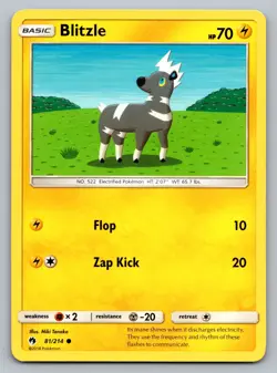 Pokemon TCG Battle Academy Blitzle - (#45 Pikachu Stamped) 081/214 - Image 1