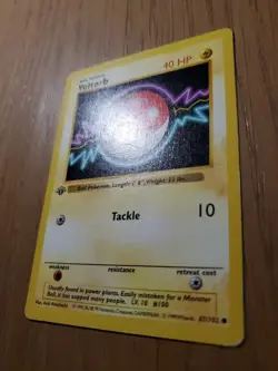 Pokemon Voltorb 1st Edition Base Set Shadowless Vintage - Wotc - Image 3