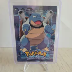 #09 BLASTOISE 1999 TOPPS POKEMON MOVIE GOTTA CATCH 'EM ALL E9 Of 12 Ex-NM - Image 1