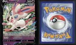 Sylveon V SWSH202 Holo Promo Sword & Shield Promo Pokemon NM/M - Image 3