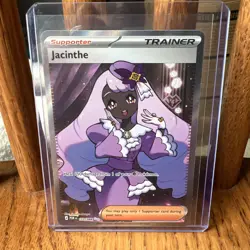 Pokemon TCG Jacinthe Jacinthe Ultra Rare Holo FUll Art Trainer 110/088 NM - Image 1