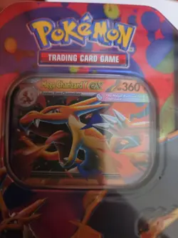 5x Pokemon TCG Phantasmal Flames Mega Charizard 3X and 2Y Tins Sealed - Image 5