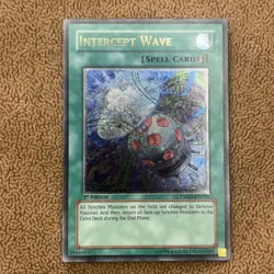 Intercept Wave TSHD-EN050 1st Edition Ultimate Rare YuGiOh! VLP-NM - Euro - Image 1