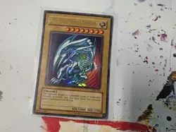 Yugioh TCG Blue-Eyes White Dragon Legend of Blue Eyes White Dragon LOB-EN001 - Image 1