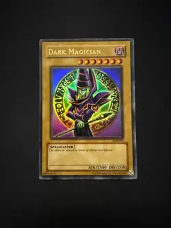 Yu-Gi-Oh! TCG Dark Magician Legend of Blue Eyes White Dragon LOB-EN005 Unlimited - Image 1