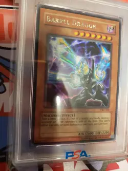 Yugioh Barrel Dragon VB5-003 Prismatic Secret Rare Misprint PSA 8 - Image 4