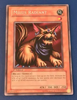 Yu Gi Oh Milus Radiant # MRD-E110 Rare 1.AUFLAGE Metal Raiders 2002 EN N.Mi-Mint - Image 1