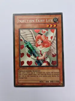 Injection Fairy Lily 1st Edition LOD-100 Secret Rare Yu-Gi-Oh! Card - Image 1