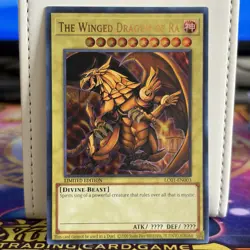 LIMITED EDITION THE WINGED DRAGON OF RA LC01-EN003 YUGIOH CARD - Image 1