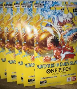 One Piece Adventure On Kami’s Island OP15-EB04 Sleeved Booster Pack - Image 3