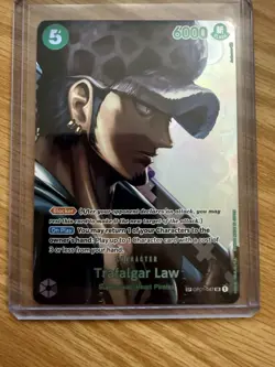 Bandai One Piece CCG Trafalgar Law OP01-047 SR SP 5 - Image 1