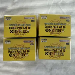 One Piece DP-10 Adventure On Kami's Island Double Pack Booster LOT OF 4 SEALED - Image 5