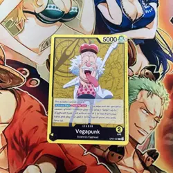 Vegapunk OP07-097 Leader English 500 Years Future One Piece TCG Card Game - Image 1