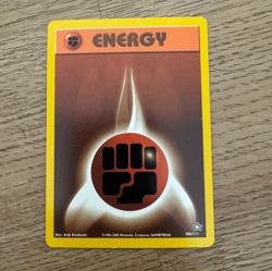 Pokemon Card Neo Genesis Unlimited Fighting Energy 106/111 LP - Image 1