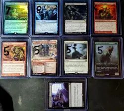 Magic The Gathering Card Lot of 9 Modern Rares MTG LP - MP - Image 1