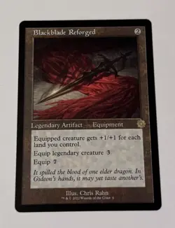 MTG Blackblade Reforged - Brother's War Retro Frame Artifacts LP - Image 1