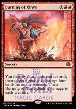 Burning of Xinye 1x FOIL MTG FTV From the Vault Annihilation MINT red - Image 1