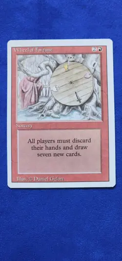 MTG Wheel of Fortune Revised Edition LP Condition - Image 1