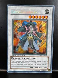 Yu-Gi-Oh! YuGiOh Goyo Guardian CT05-ENS03 Limited Edition Secret Rare - Image 1