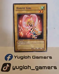 YUGIOH HARPIE GIRL RDS 1ST EDITION COMMON LIGHT PLAYED - Image 1