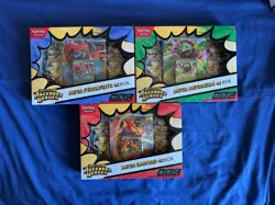 Pokemon TCG - Ascended Heroes Mega Feraligatr, Meganium, Emboar ex box sealed - Image 1