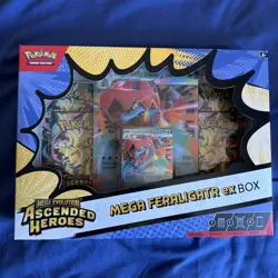 Pokemon TCG - Ascended Heroes Mega Feraligatr, Meganium, Emboar ex box sealed - Image 2