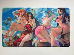 Playmat One Piece TCG - Girl Team - 24 x 14 in. (600 x 350 mm) Stitched Edge - Image 4