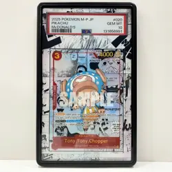 ONE PIECE TCG EXTENDED ART MAGNETIC CASE PSA TONY TONY CHOPPER EB01-006 SR MANGA - Image 1