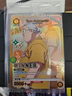 Union Arena Taro Sakamoto Winner Promo 022 English Sealed - Image 1