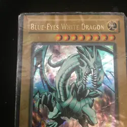 Yugioh Blue-Eyes White Dragon LOB-001 Card 1996 - Image 3