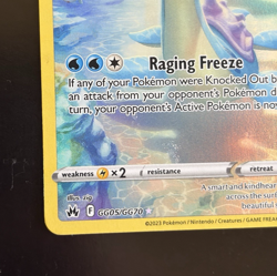 Lapras GG05/GG70 2023 Crown Zenith Pokemon Card TCG Galarian Gallery Full Art Nm - Image 5