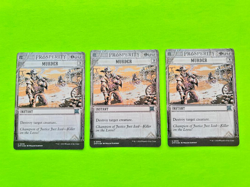MTG Outlaws of Thunder Junction - Murder - Showcase - Lot of 3 Foil Cards - Image 1