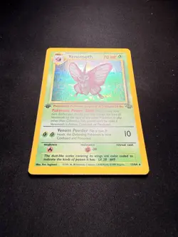 Pokemon Venomoth 13/64 Holo Rare Jungle Set 19991st Edition Card Wizards Coast - Image 2