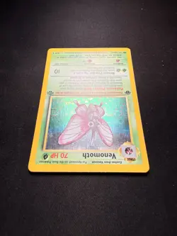 Pokemon Venomoth 13/64 Holo Rare Jungle Set 19991st Edition Card Wizards Coast - Image 4